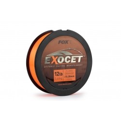 FOX - Exocet Fluoro Orange Mono 0,30 mm 14 LB 6,5 kg 1000 m żyłka karpiowa